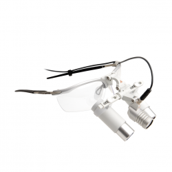 HEINE LoupeLight2 LED con Occhialini Binoculari HRP 3.5x