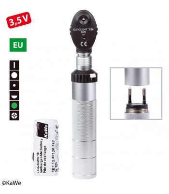 Oftalmascopio KaWe EUROLIGHT E36 rechargeable 3,5V