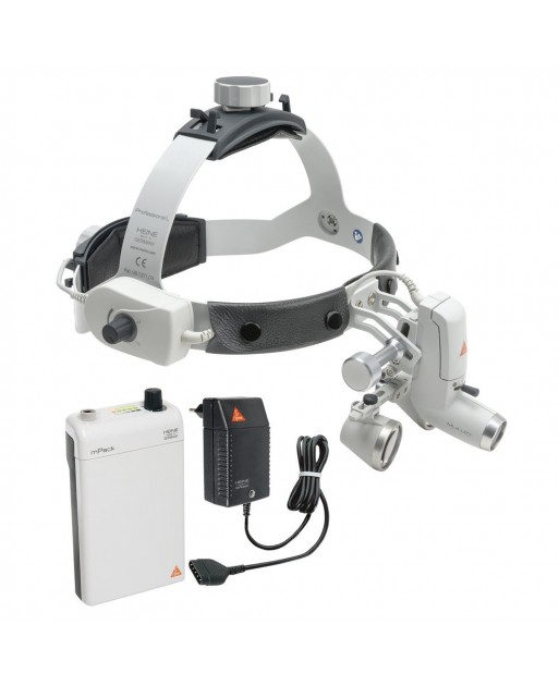 HEINE ML4 LED Kit 2c con occhialini binoculari HR 2.5x/420mm